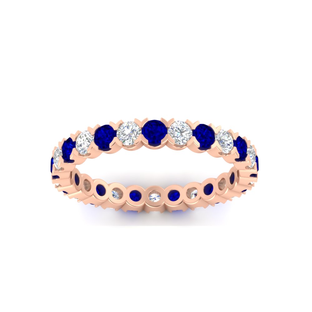 Classic Round Cut 1.30 Carat Bezel Set Eternity Wedding Band