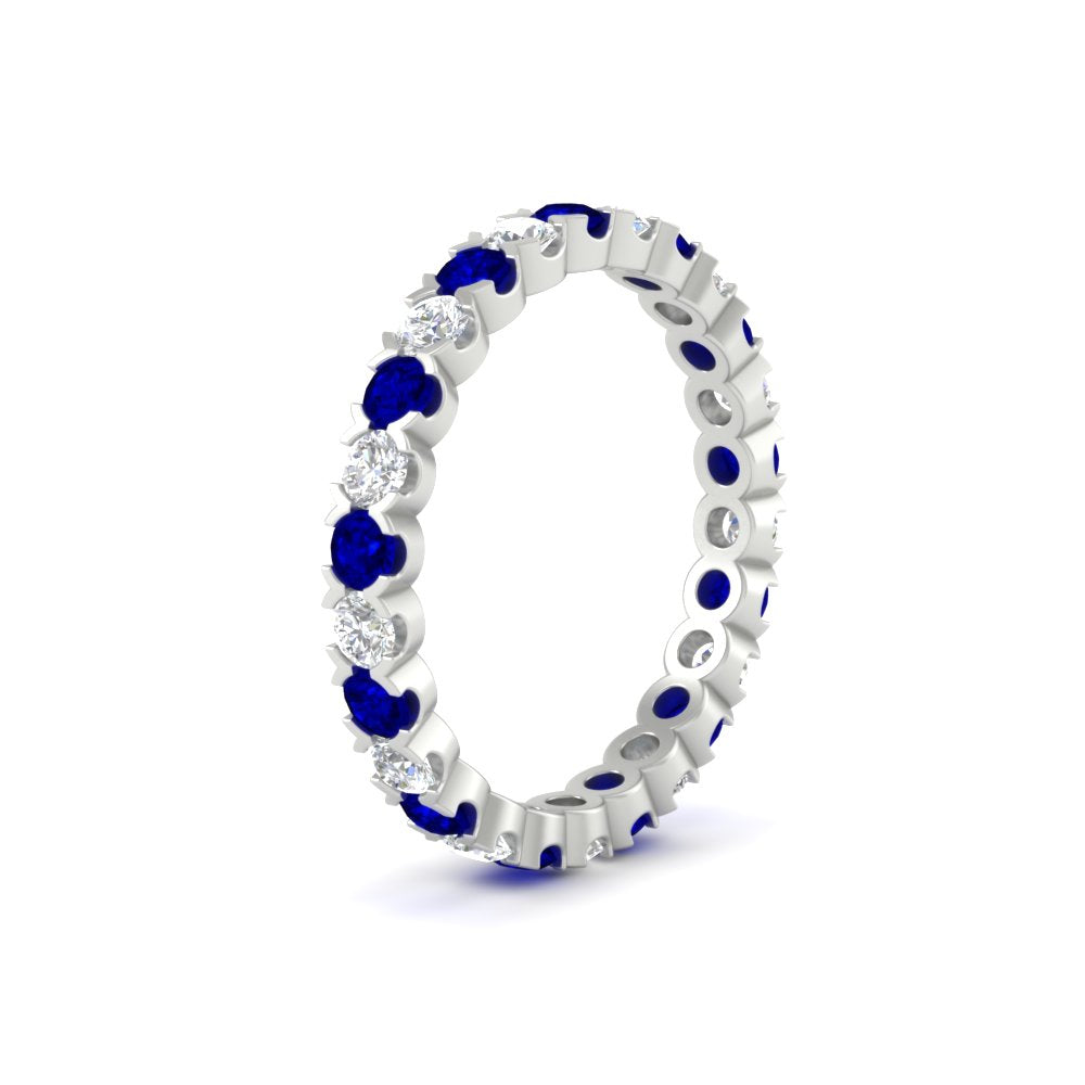 Classic Round Cut 1.30 Carat Bezel Set Eternity Wedding Band