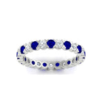 Load image into Gallery viewer, Classic Round Cut 1.30 Carat Bezel Set Eternity Wedding Band
