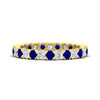 Load image into Gallery viewer, classic-round-cut-diamond-and-sapphire-1.30-carat-bezel-set-eternity-wedding-band-in-yellow-gold-FD8072ROBGSABL-1.30CT-NL-YG?v=1751956567