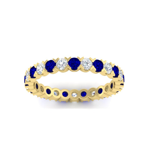 classic-round-cut-diamond-and-sapphire-1.30-carat-bezel-set-eternity-wedding-band-in-yellow-gold-FD8072ROBGSABLANGLE5-1.30CT-NL-YG?v=1751956567