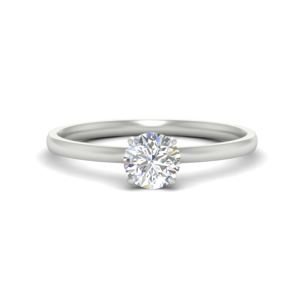 4 Prong Classic Solitaire Ring