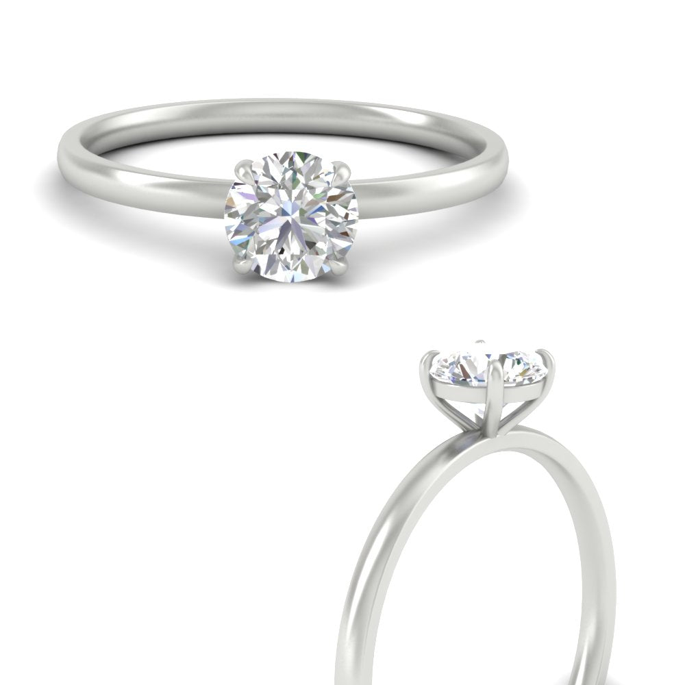 4 Prong Classic Solitaire Ring