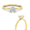 Load image into Gallery viewer, 4 Prong Classic Solitaire Ring
