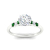 Load image into Gallery viewer, classic-round-cut-emerald-engagement-ring-in-white-gold-fdenr11710rogemgrangle5-nl-wg.jpg