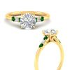 Load image into Gallery viewer, classic-round-cut-emerald-engagement-ring-in-yellow-gold-fdenr11710rogemgrangle3-nl-yg.jpg