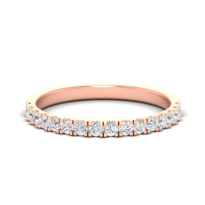 Classic Round Diamond Anniversary Band