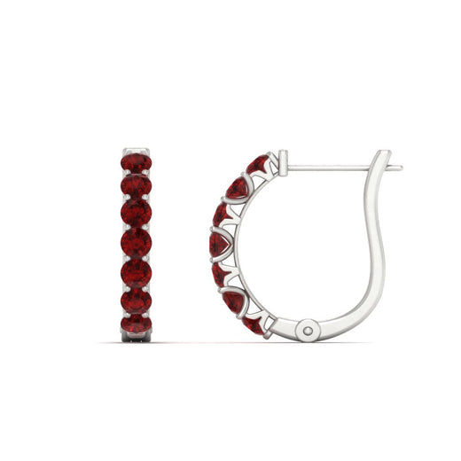 classic-ruby-huggie-hoop-earrings-in-white-gold-FDEAR11246GRUDR-NL-WG