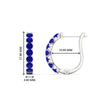 Load image into Gallery viewer, classic-sapphire-huggie-hoop-earrings-in-white-gold-FDEAR11246GSABLANGLE1-NL-WG_1080x1080_8ad9f9e1-1d22-4239-a284-72e38afd0d98