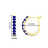 Load image into Gallery viewer, classic-sapphire-huggie-hoop-earrings-in-yellow-gold-FDEAR11246GSABLANGLE1-NL-YG_1080x1080_d4fe44e0-51ee-417b-a57b-2e89e46ff626