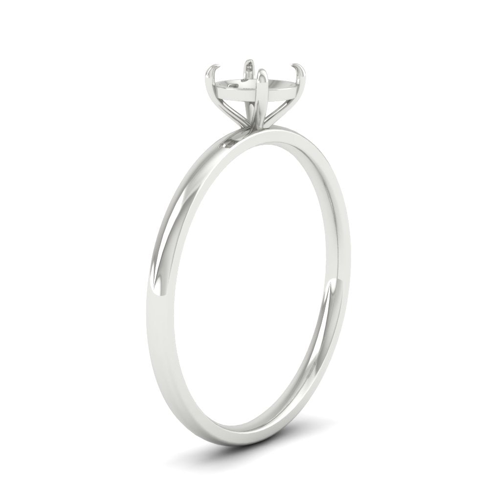 Semi Mount 4 Prong Classic Ring