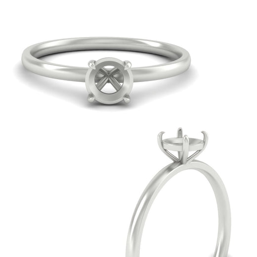 Semi Mount 4 Prong Classic Ring