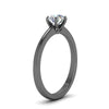 Load image into Gallery viewer, classic-six-prong-round-solitaire-engagement-ring-in-black-gold-FD9334RORANGLE2-NL-BG