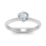 Load image into Gallery viewer, classic-six-prong-round-solitaire-engagement-ring-in-white-gold-FD9334RORANGLE5-NL-WG
