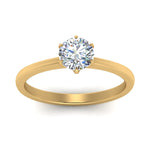 Load image into Gallery viewer, classic-six-prong-round-solitaire-engagement-ring-in-yellow-gold-FD9334RORANGLE5-NL-YG
