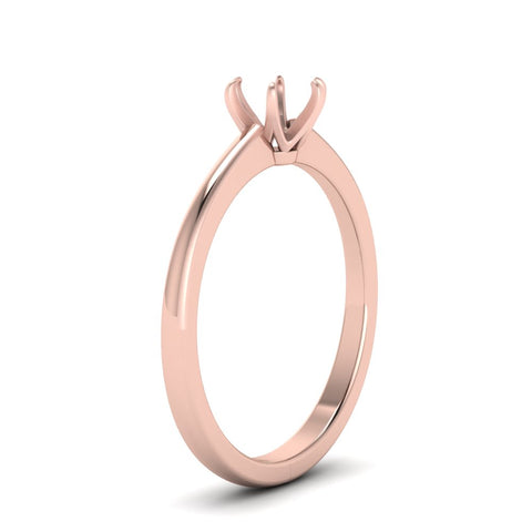 Classic Six Prong Semi Mount Ring