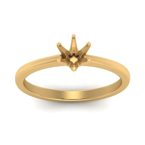 Classic Six Prong Semi Mount Ring