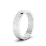 Load image into Gallery viewer, Classic V Shaped Solitaire Stone Mens Band

