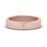 Load image into Gallery viewer, classic-v-shaped-diamond-mens-band-in-rose-gold-fdm10321-nl-rg
