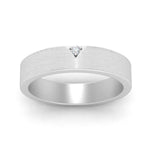 Load image into Gallery viewer, Classic V Shaped Solitaire Stone Mens Band
