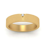 Load image into Gallery viewer, Classic V Shaped Solitaire Stone Mens Band
