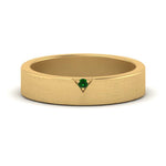 Load image into Gallery viewer, Classic V Shaped Solitaire Stone Mens Band
