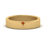Load image into Gallery viewer, Classic V Shaped Solitaire Stone Mens Band
