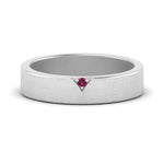 Load image into Gallery viewer, Classic V Shaped Solitaire Stone Mens Band
