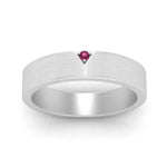 Load image into Gallery viewer, Classic V Shaped Solitaire Stone Mens Band

