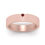 Load image into Gallery viewer, Classic V Shaped Solitaire Stone Mens Band
