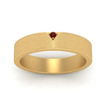 Load image into Gallery viewer, Classic V Shaped Solitaire Stone Mens Band
