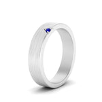 Load image into Gallery viewer, Classic V Shaped Solitaire Stone Mens Band
