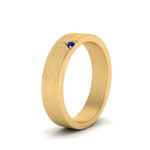 Load image into Gallery viewer, Classic V Shaped Solitaire Stone Mens Band
