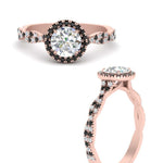 Load image into Gallery viewer, classic-vine-halo-round-black-diamond-engagement-ring-in-rose-gold-FD9126RORGBLACKANGLE3-NL-RG?v=1757924865

