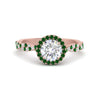 Load image into Gallery viewer, classic-vine-halo-round-emerald-engagement-ring-in-rose-gold-FD9126RORGEMGR-NL-RG?v=1757924865
