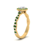 Load image into Gallery viewer, classic-vine-halo-round-emerald-engagement-ring-in-yellow-gold-FD9126RORGEMGRANGLE2-NL-YG?v=1757924865
