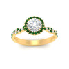 Load image into Gallery viewer, classic-vine-halo-round-emerald-engagement-ring-in-yellow-gold-FD9126RORGEMGRANGLE5-NL-YG?v=1757924865
