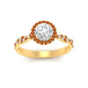 Load image into Gallery viewer, classic-vine-halo-round-orange-sapphire-engagement-ring-in-yellow-gold-FD9126RORGSAORANGLE5-NL-YG?v=1757924865
