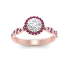 Load image into Gallery viewer, classic-vine-halo-round-pink-sapphire-engagement-ring-in-rose-gold-FD9126RORGSADRPIANGLE5-NL-RG?v=1757924865