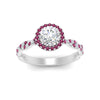 Load image into Gallery viewer, classic-vine-halo-round-pink-sapphire-engagement-ring-in-white-gold-FD9126RORGSADRPIANGLE5-NL-WG?v=1757924865