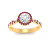 Load image into Gallery viewer, classic-vine-halo-round-pink-sapphire-engagement-ring-in-yellow-gold-FD9126RORGSADRPIANGLE5-NL-YG?v=1757924865