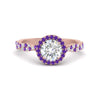 Load image into Gallery viewer, classic-vine-halo-round-purple-topaz-engagement-ring-in-rose-gold-FD9126RORGVITO-NL-RG?v=1757924865