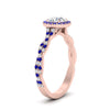 Load image into Gallery viewer, classic-vine-halo-round-sapphire-engagement-ring-in-rose-gold-FD9126RORGSABLANGLE2-NL-RG?v=1757924865