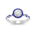 Load image into Gallery viewer, classic-vine-halo-round-sapphire-engagement-ring-in-white-gold-FD9126RORGSABLANGLE5-NL-WG?v=1757924864
