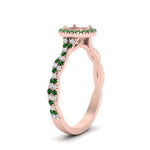 Load image into Gallery viewer, classic-vine-halo-semi-mount-emerald-engagement-ring-in-rose-gold-FD9126SMRGEMGRANGLE2-NL-RG?v=1757924987
