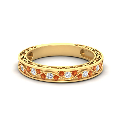 classic-vintage-filigree-pave-orange-sapphire-wedding-ring-for-women-in-yellow-gold-fdens3543bgsaorsleep-nl-yg.jpg