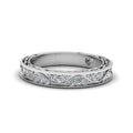 Thumbnail 1 - classic-vintage-looking-pave-diamond-wedding-ring-for-women-in-14K-white-gold-FDENS3543B-NL-WG