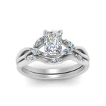 Load image into Gallery viewer, classic-vintage-twist-radiant-lab-grown-diamond-ring-set-in-platinum-FD8300RAB2ANGLE5-NL-WG