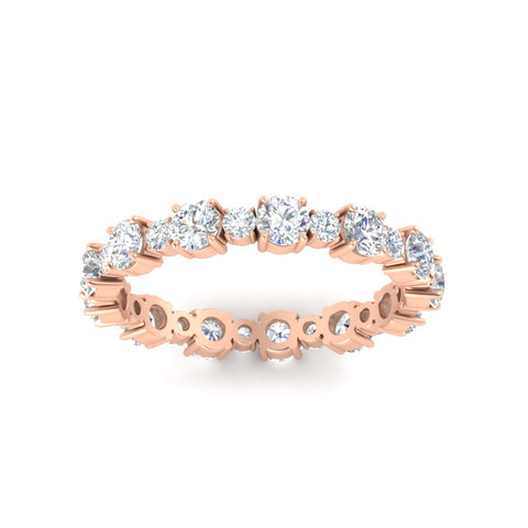 Classy Eternity Design 1.30 Ct Round Diamond Band