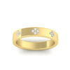 Load image into Gallery viewer, clover-leaf-flower-diamond-band-in-yellow-gold-FD11316BANGLE5-NL-YG